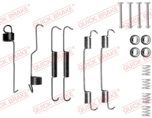 Set accesorii, sabot de frana puntea spate (1050804 QBK) FIAT