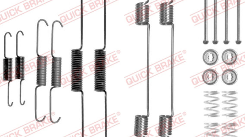 Set accesorii, sabot de frana puntea spate (1050817 QBK) HYUNDAI,KIA