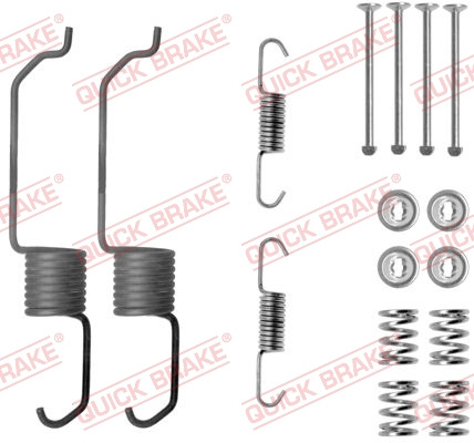 Set accesorii, sabot de frana puntea spate (1050825 QBK) MAZDA