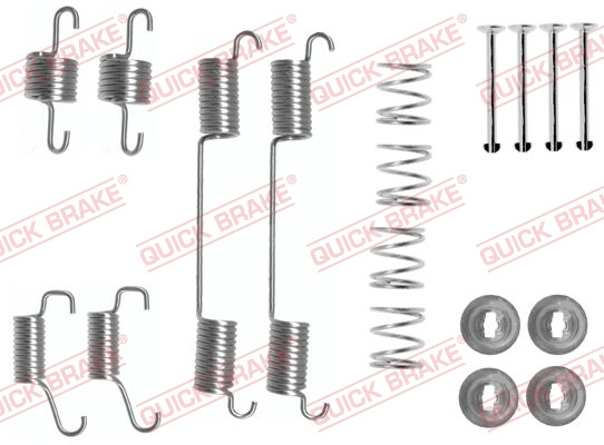 Set accesorii, sabot de frana puntea spate (1050828 QBK) LAND ROVER
