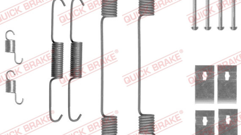 Set accesorii, sabot de frana puntea spate (1050860 QBK) SUZUKI