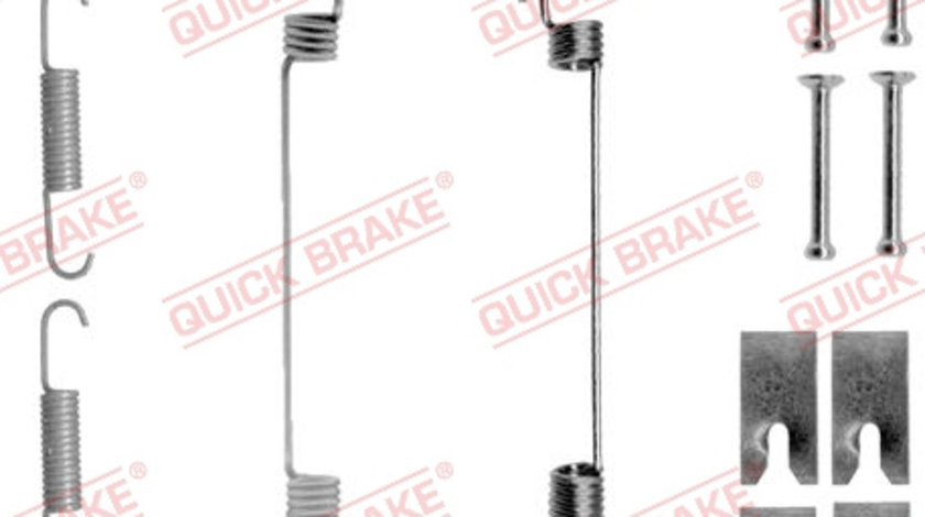 Set accesorii, sabot de frana puntea spate (1050866 QBK) Citroen,FIAT,LANCIA,MAZDA,OPEL,PEUGEOT,PIAGGIO,VAUXHALL