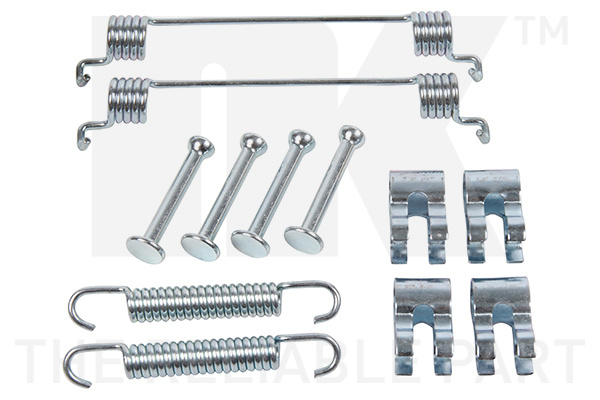 Set accesorii, sabot de frana puntea spate (7923783 NK) FIAT,FORD
