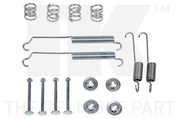 Set accesorii, sabot de frana puntea spate (7999618 NK) PEUGEOT,RENAULT