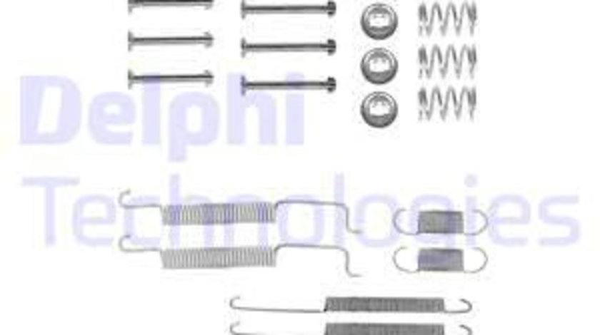 Set accesorii, sabot de frana puntea spate (LY1026 DELPHI) AUDI,SEAT,SKODA,VW