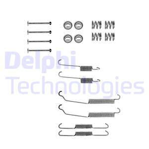 Set accesorii, sabot de frana puntea spate (LY1102 DELPHI) FIAT,PEUGEOT,RENAULT
