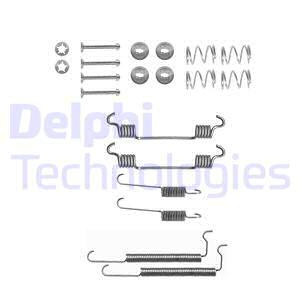Set accesorii, sabot de frana puntea spate (LY1133 DELPHI) OPEL,VAUXHALL
