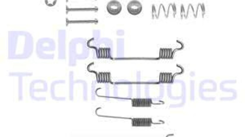 Set accesorii, sabot de frana puntea spate (LY1133 DELPHI) OPEL,VAUXHALL