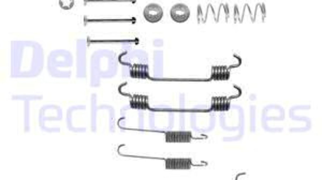 Set accesorii, sabot de frana puntea spate (LY1134 DELPHI) CHEVROLET,DAEWOO,OPEL,VAUXHALL