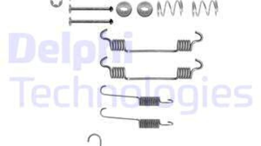 Set accesorii, sabot de frana puntea spate (LY1241 DELPHI) CHEVROLET,OPEL,VAUXHALL