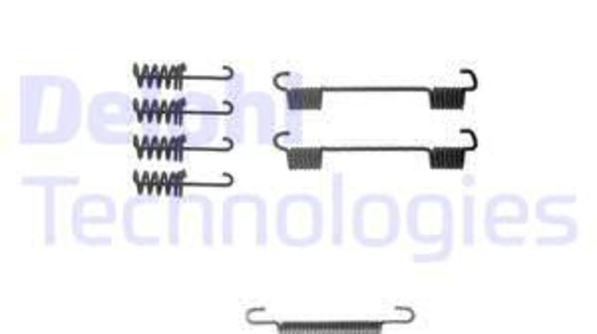 Set accesorii, sabot de frana puntea spate (LY1259 DELPHI) MERCEDES-BENZ,VW