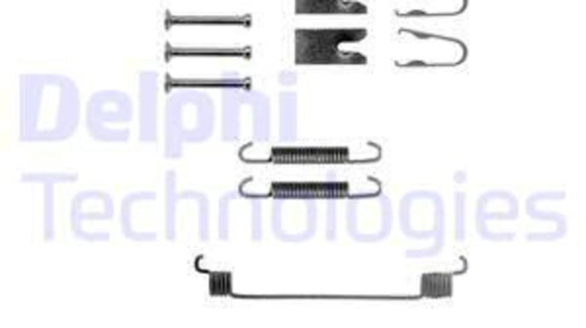 Set accesorii, sabot de frana puntea spate (LY1291 DELPHI) FORD,MAZDA