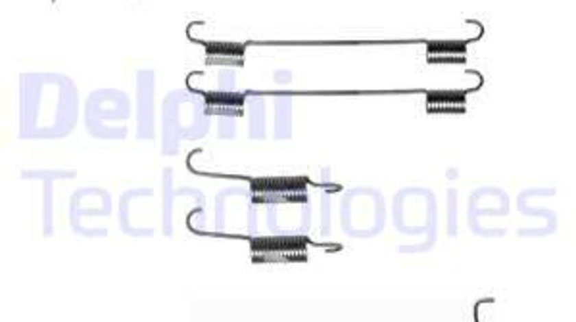 Set accesorii, sabot de frana puntea spate (LY1292 DELPHI) CHERY,CHEVROLET,DAEWOO