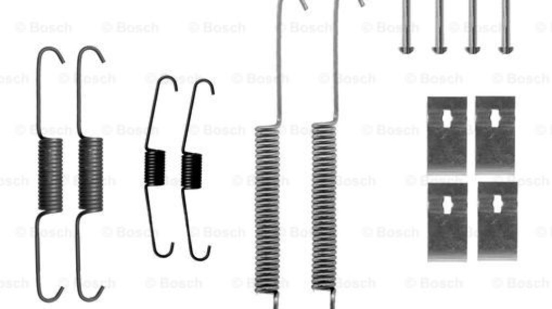 Set accesorii, sabot de frana puntea spate (1987475307 BOSCH) CHEVROLET,SUZUKI