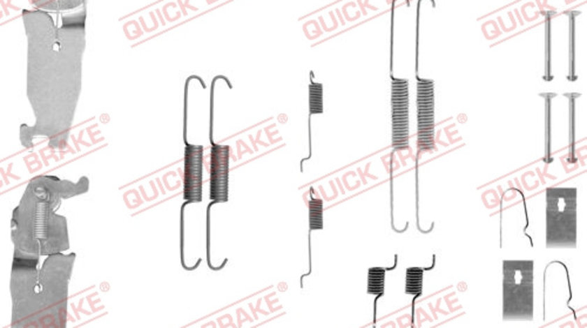 Set accesorii, sabot de frana puntea spate (1050811S QBK) NISSAN