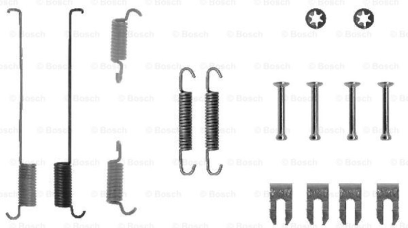 Set accesorii, sabot de frana puntea spate (1987475219 BOSCH) FIAT,FORD,FORD AUSTRALIA,LANCIA