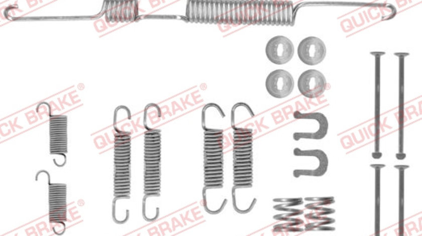 Set accesorii, sabot de frana puntea spate (1050870X QBK) NISSAN,TOYOTA