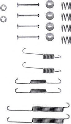 Set accesorii, sabot de frana RENAULT CLIO II (BB0/1/2, CB0/1/2) (1998 - 2005) TEXTAR 97010400 piesa...