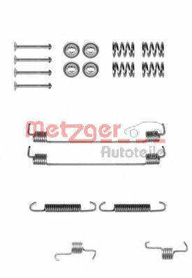 Set accesorii, sabot de frana RENAULT CLIO II (BB0/1/2, CB0/1/2) (1998 - 2005) METZGER 105-0819 piesa NOUA
