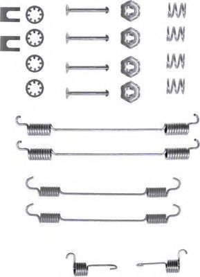 Set accesorii, sabot de frana RENAULT KANGOO (KC0/1) (1997 - 2007) TEXTAR 97010000 piesa NOUA