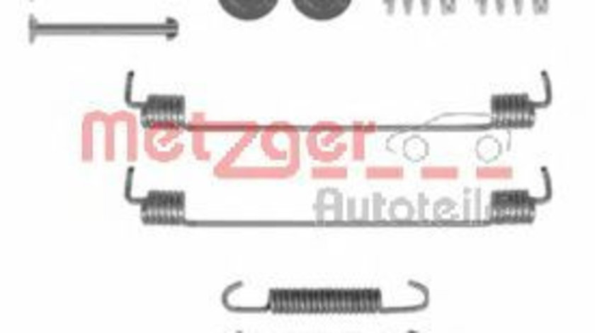 Set accesorii, sabot de frana RENAULT KANGOO (KC0/1) (1997 - 2007) METZGER 105-0777 piesa NOUA