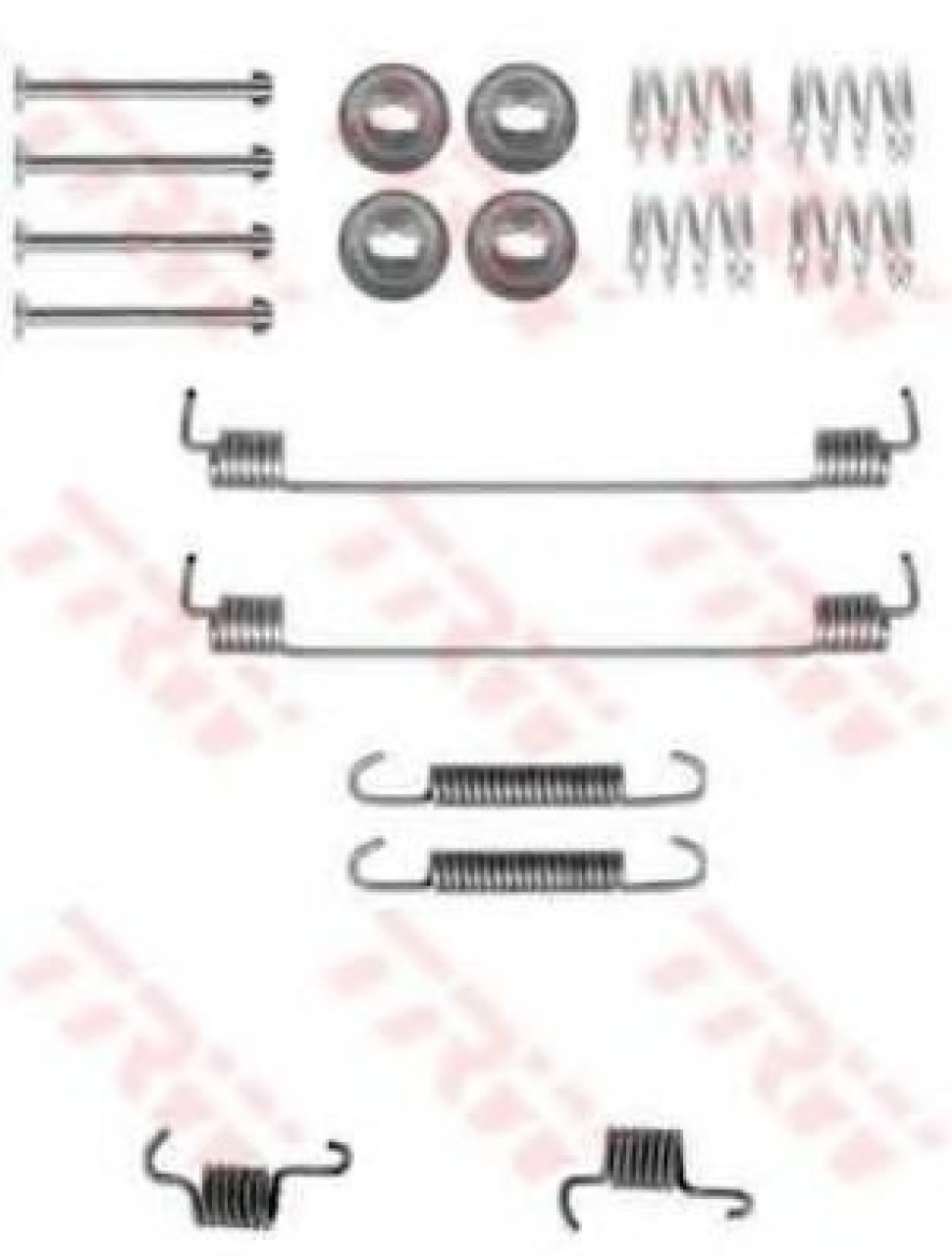 Set accesorii, sabot de frana RENAULT KANGOO (KC0/1) (1997 - 2007) TRW SFK311 piesa NOUA