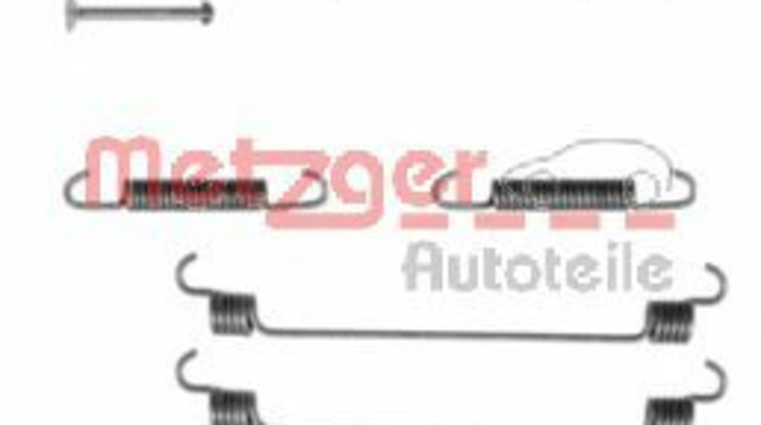 Set accesorii, sabot de frana RENAULT MEGANE I (BA0/1) (1995 - 2004) METZGER 105-0657 piesa NOUA