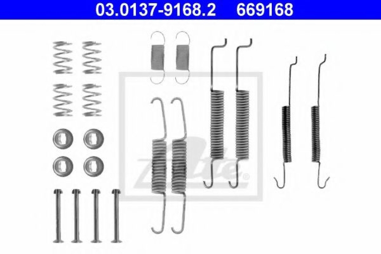 Set accesorii, sabot de frana SEAT CORDOBA (6K2) (1999 - 2002) ATE 03.0137-9168.2 piesa NOUA