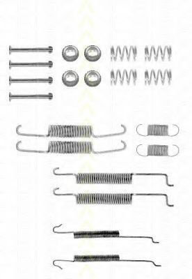 Set accesorii, sabot de frana SKODA FABIA II (2006 - 2014) TRISCAN 8105 292547 piesa NOUA