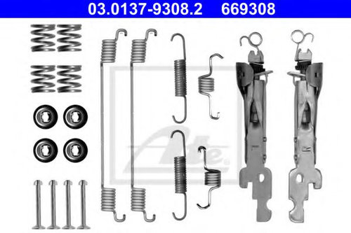 Set accesorii, sabot de frana SMART FORTWO Cabrio (450) (2004 - 2007) ATE 03.0137-9308.2 piesa NOUA