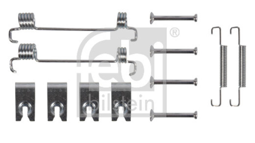 Set accesorii, sabot de frana spate (182061 FEBI BILSTEIN) Citroen,FIAT,PEUGEOT