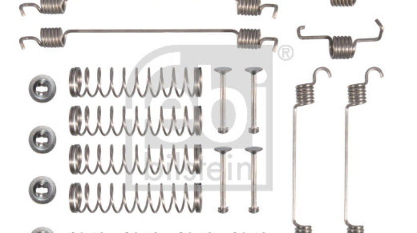 Set accesorii, sabot de frana spate (182189 FEBI BILSTEIN) Citroen,PEUGEOT