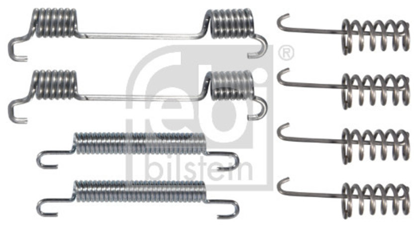 Set accesorii, sabot de frana spate (182280 FEBI BILSTEIN) MERCEDES-BENZ,VW