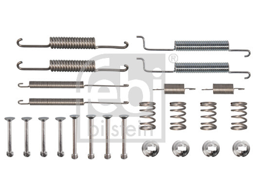 Set accesorii, sabot de frana spate (182282 FEBI BILSTEIN) AUDI,SEAT,VW