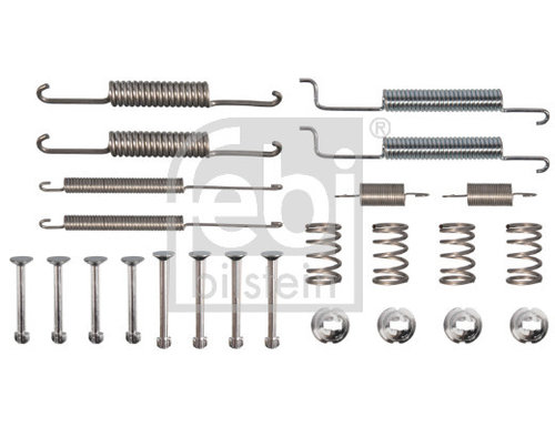 Set accesorii, sabot de frana spate (182282 FEBI BILSTEIN) AUDI,SEAT,VW