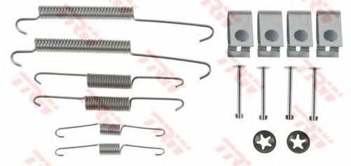 Set accesorii, sabot de frana SUZUKI GRAND VITARA I Cabriolet (GT) (1998 - 2005) TRW SFK377 piesa NO...