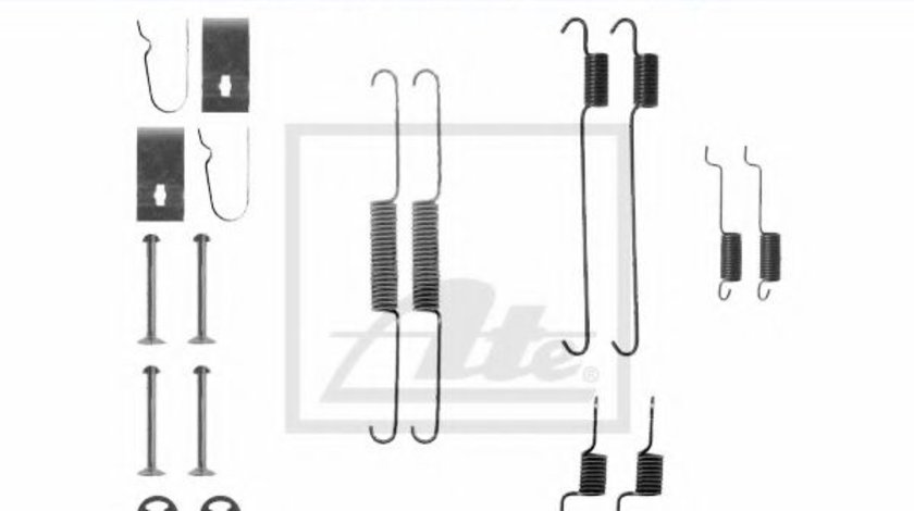 Set accesorii, sabot de frana SUZUKI SWIFT II Hatchback (EA, MA) (1989 - 2005) ATE 03.0137-9271.2 piesa NOUA