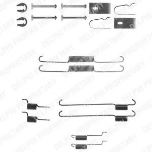 Set accesorii, sabot de frana SUZUKI SWIFT III (MZ, EZ) (2005 - 2016) DELPHI LY1311 piesa NOUA