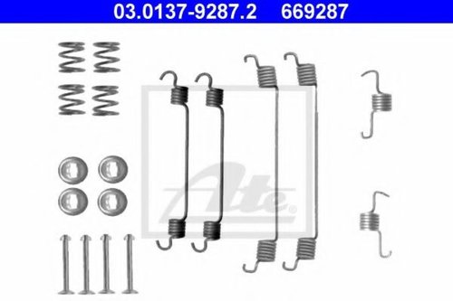 Set accesorii, sabot de frana TOYOTA AYGO (WNB1, KGB1) (2005 - 2014) ATE 03.0137-9287.2 piesa NOUA