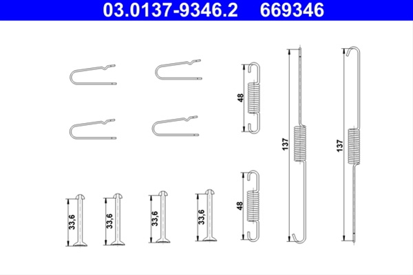 Set Accesorii Saboti Ate 03.0137-9346.2