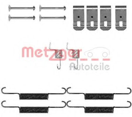 Set accesorii, saboti frana parcare HONDA CR-V II (RD) (2001 - 2006) METZGER 105-0895 piesa NOUA