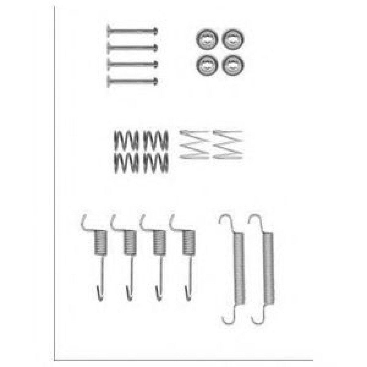 Set accesorii, saboti frana parcare HYUNDAI ACCENT III (MC) (2005 - 2010) DELPHI LY1371 piesa NOUA