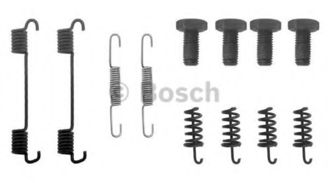 Set accesorii, saboti frana parcare MERCEDES A-CLASS (W169) (2004 - 2012) BOSCH 1 987 475 077 piesa NOUA