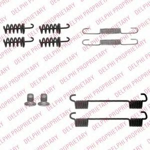 Set accesorii, saboti frana parcare MERCEDES VANEO (414) (2002 - 2005) DELPHI LY1360 piesa NOUA