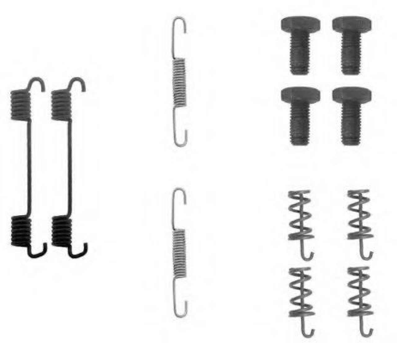 Set accesorii, saboti frana parcare MERCEDES VITO / MIXTO caroserie (W639) (2003 - 2016) TEXTAR 97011600 piesa NOUA