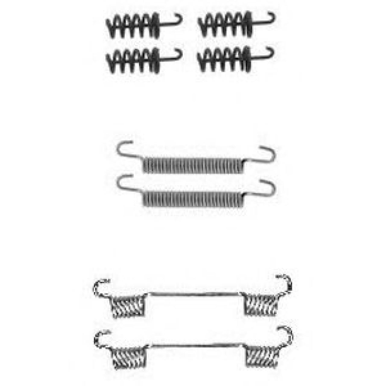 Set accesorii, saboti frana parcare MERCEDES SPRINTER 3,5-t bus (906) (2006 - 2016) DELPHI LY1380 piesa NOUA
