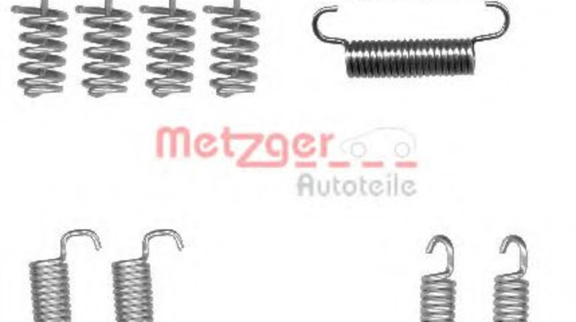 Set accesorii, saboti frana parcare MERCEDES SPRINTER 5-t caroserie (906) (2006 - 2016) METZGER 105-0004 piesa NOUA