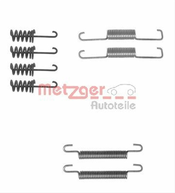 Set Accesorii, Saboti Frana Parcare Metzger 105-0774