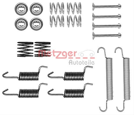 Set Accesorii, Saboti Frana Parcare Metzger 105-0899