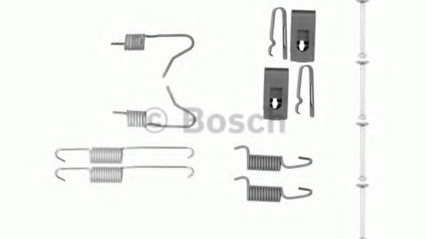 Set accesorii, saboti frana parcare NISSAN JUKE (F15) (2010 - 2016) BOSCH 1 987 475 333 piesa NOUA